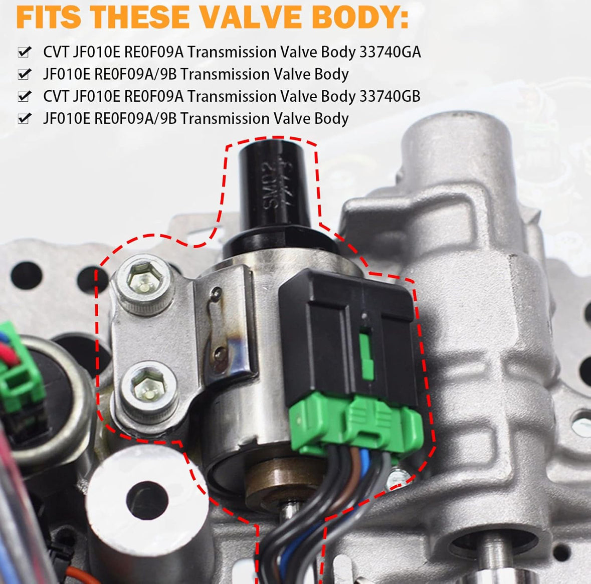 CVT Transmission Stepper Motor 3.5 Step Motor for 2003-2014 NisCVT Transmission Stepper Motor 3.5 Step Motor for 2003-2014 Nissan Murano Maxima Altima Versa Altima Versa 3.5L CVT Stepper Motor Replace JF010E JF009E RE0F09A RE0F09B Valve Body Stepper Motor