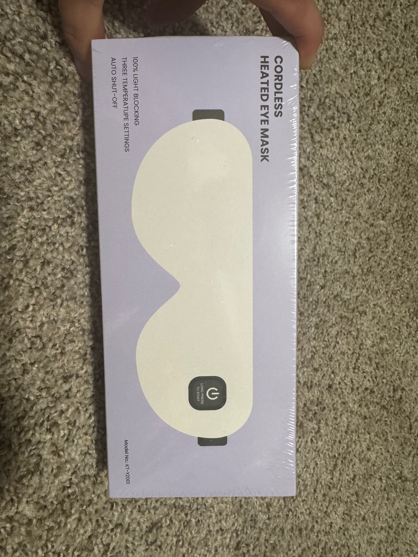 Heated Eye Mask - Cordless Eye Mask for Dry Eyes, FSA HSA Eligible, Eye Relief, Improved Sleep, Washable Eye Heating pad for Travel and with Replaceable Shell