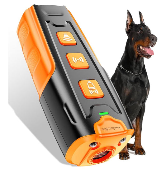 Dog Bark Deterrent Devices, Anti Barking Device for Dogs, 3 Modes Ultrasonic Dog Training Remote Control Effective & Safe Pet Corrector Behavior Portable Indoor Outdoor Uses