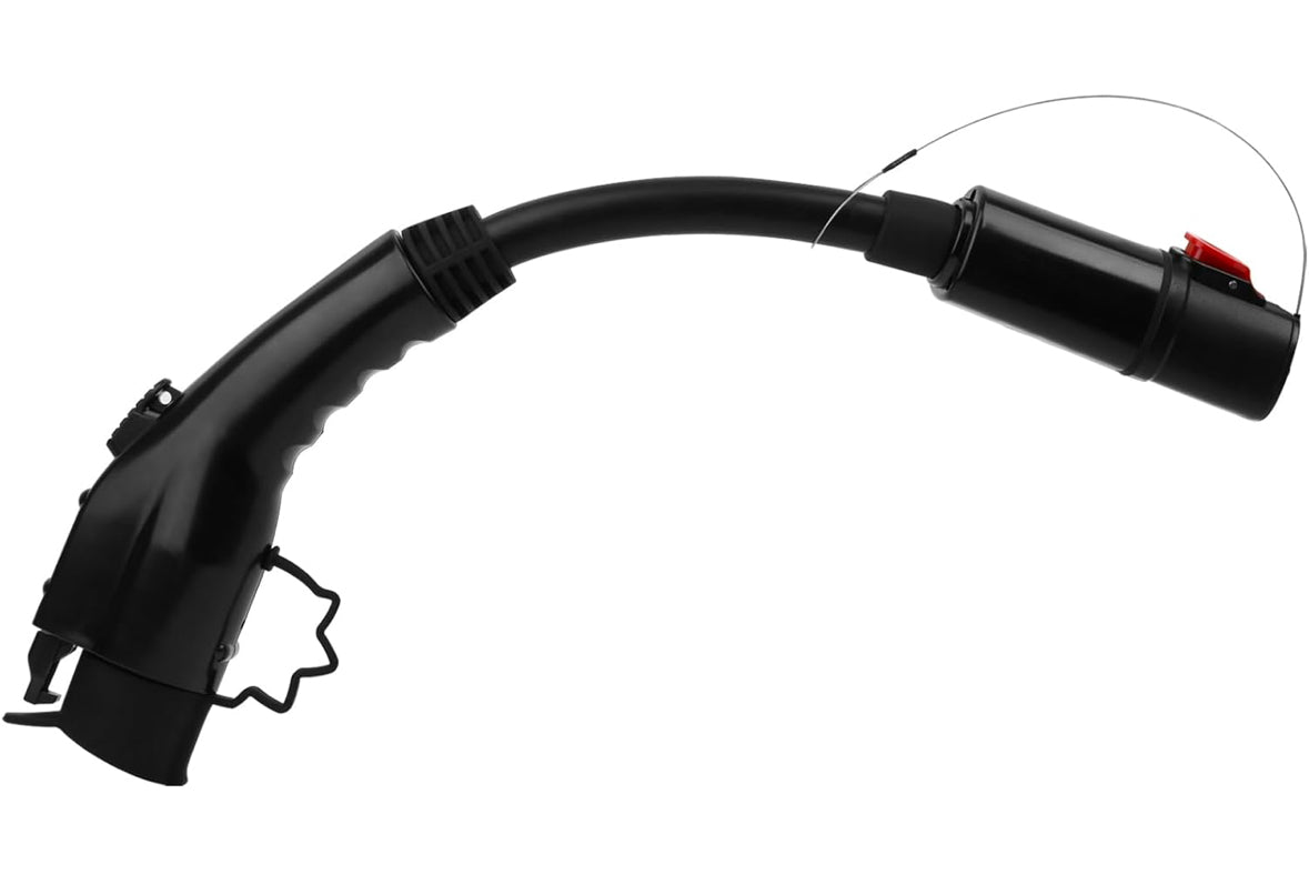 Tsl to J1772 Charging Extension Adapter - 250V 60A Max Compatible with Tsl High Powered Connector, Destination Charger, and Mobile Connector-(Black)