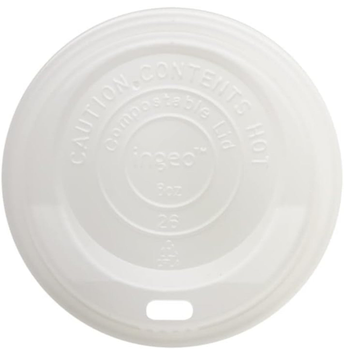 World Centric's 100% Biodegradable, 100% Compostable CPLA Hot Cup Lid for 8 Oz Hot Cups (Package of 200)