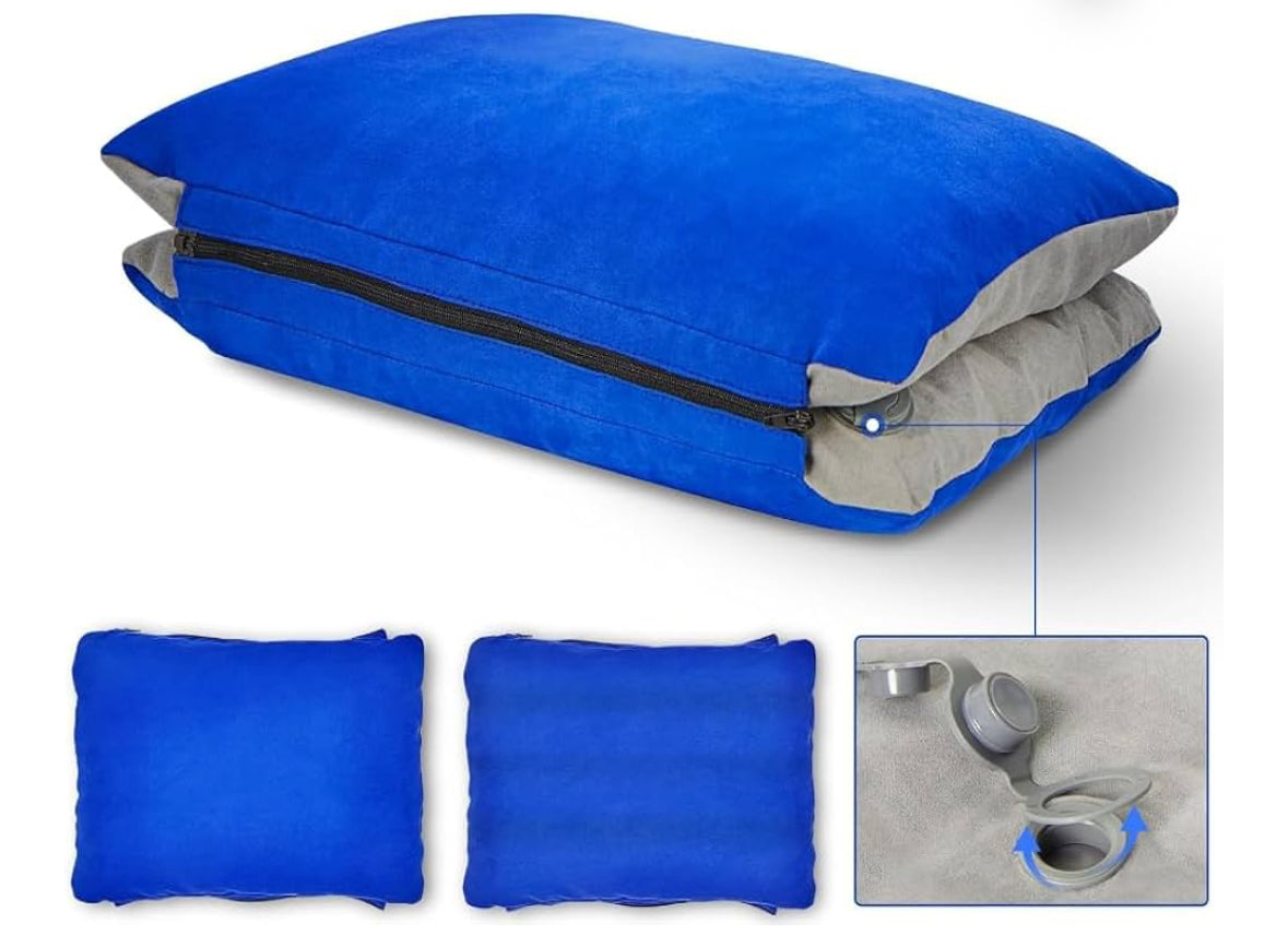 Inflatable Camping Pillow Essential for Travel Rest
