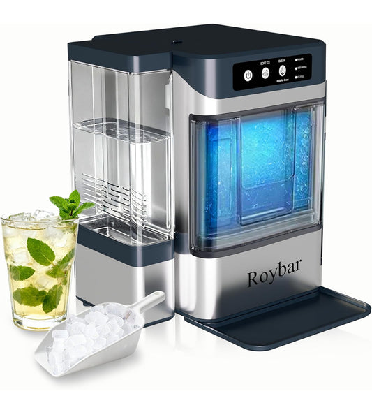 Large Capacity Ice Makers Countertop One-Click Operation Self-Cleaning Portable Ice Maker 41lbs/24H with There is A Detachable 3L Water Tank Ice Machine for Home,Bar,Office