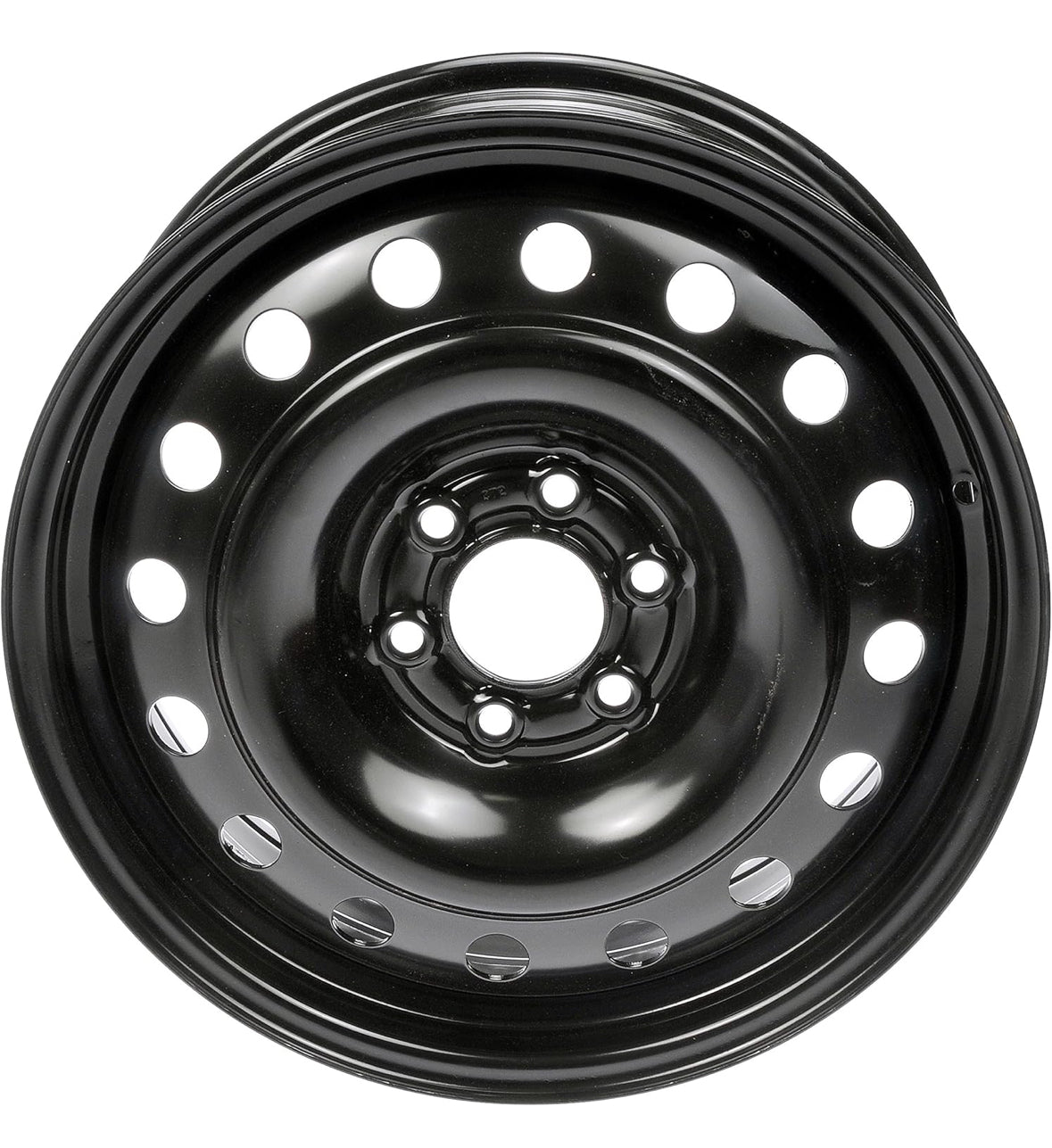 Dorman 939-185 17 x 6.5 In. Steel Wheel Compatible with Select Models, Black