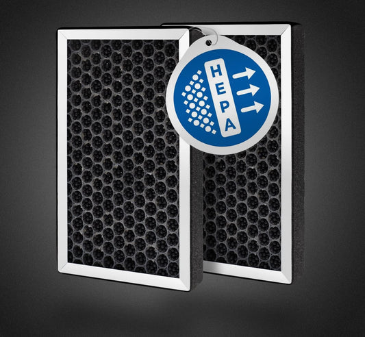TAPTES HEPA Air Filter for Tesla Model 3 & Y Cabin Air Filter 2 Pack with Activated Carbon, 2017-2025 Compatibility