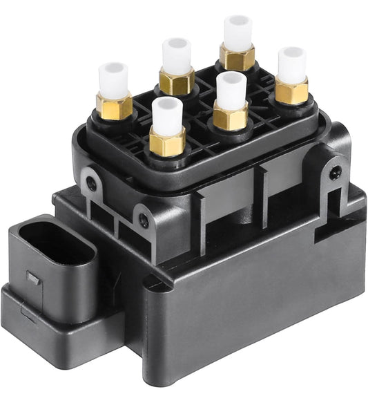 A-Premium Air Suspension Solenoid Valve Block Compatible with Volkswagen Phaeton 2004-2006 & Audi A6 A6 Quattro A8 Quattro Allroad Quattro S6 S8 & Bentley Continental Flying Spur, Replace# 4F0616013