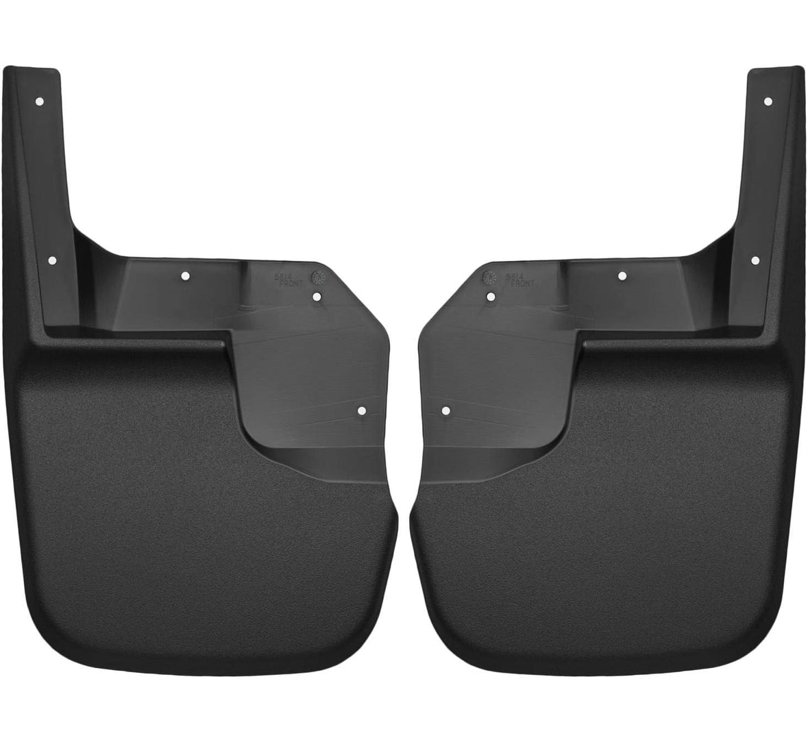 Husky Liners - Front Mud Guards | 2007 - 2018 Jeep Wrangler w/ Standard Bumper, Front Set - Black, 2 Pc | 56141
