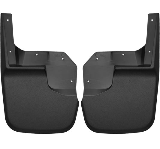 Husky Liners - Front Mud Guards | 2007 - 2018 Jeep Wrangler w/ Standard Bumper, Front Set - Black, 2 Pc | 56141