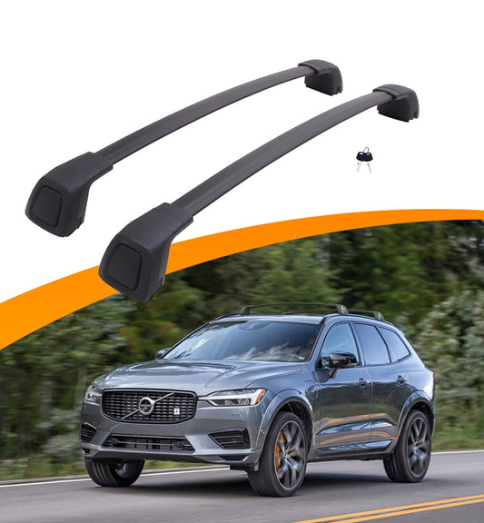 Upgraded Cross Bars Fit for Volvo XC60 2018-2025 Lockable Roof Rack Crossbars Cargo Accessories