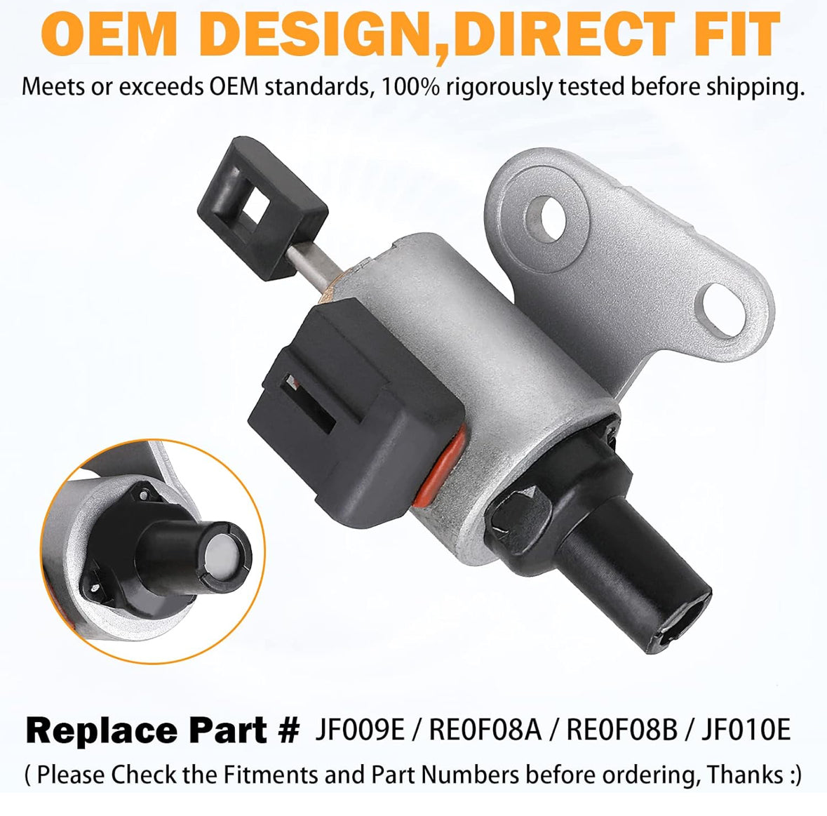 CVT Transmission Stepper Motor 3.5 Step Motor for 2003-2014 NisCVT Transmission Stepper Motor 3.5 Step Motor for 2003-2014 Nissan Murano Maxima Altima Versa Altima Versa 3.5L CVT Stepper Motor Replace JF010E JF009E RE0F09A RE0F09B Valve Body Stepper Motor