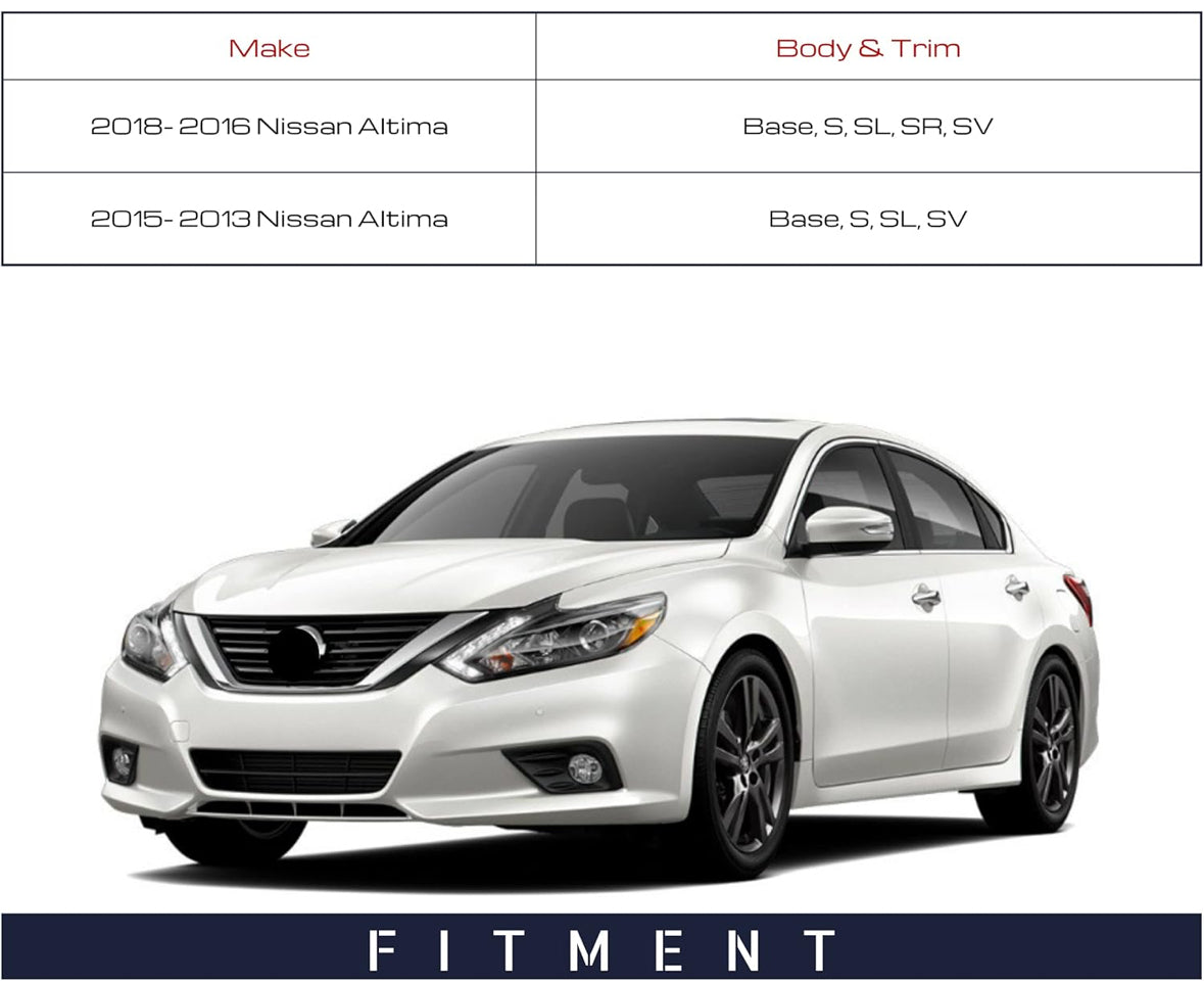 passenger Side Mirror for 2013-2018 Nissan Altima Power Adjustment Heated Manual Folding Turn Signal Light Paint To Match 6 Pins