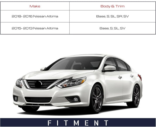 passenger Side Mirror for 2013-2018 Nissan Altima Power Adjustment Heated Manual Folding Turn Signal Light Paint To Match 6 Pins
