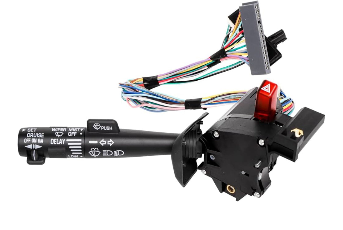 Multi-Function Combination Switch Replacement for 1995-2002 Chevy Tahoe S10 GMC C1500 K1500 Suburban Yukon, Replace 2330814 26100985 26036312, Turn Signal, Wiper, Washers, Cruise Control
