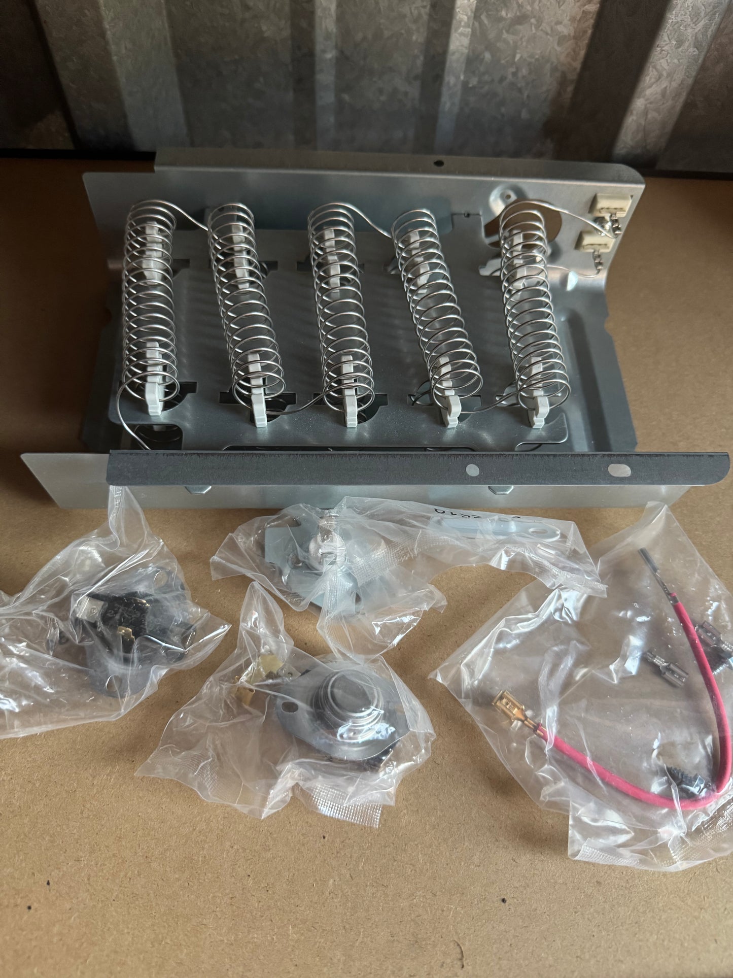 279838 Dryer Heating Element for Whirlpool Kenmore Maytag Amana Roper, Dryer Heating Element Parts Include Dryer Thermostat Thermal Fuse, Replaces 2406026 3403585 w10724237