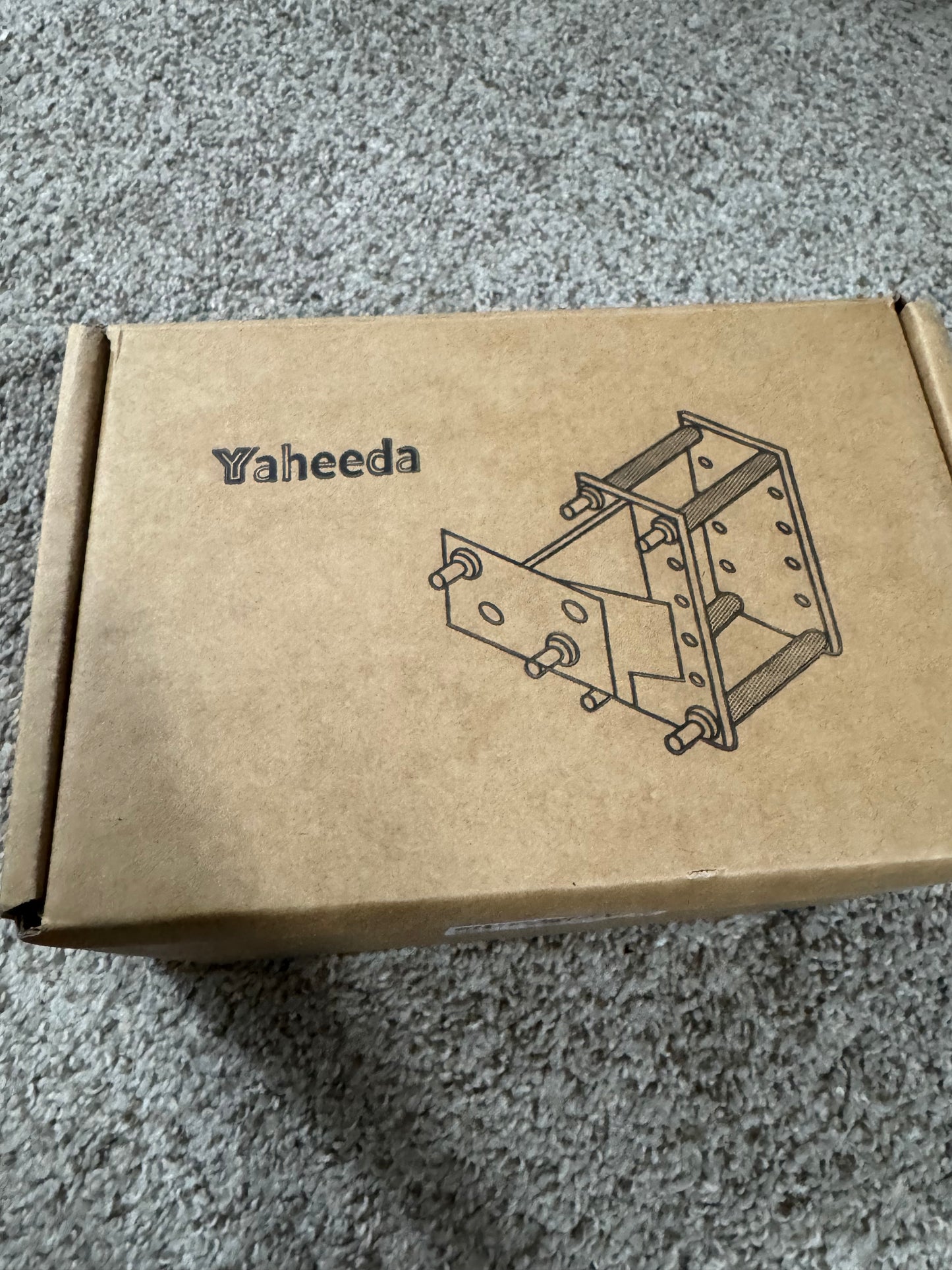 Spare Tire Carrier, Yaheeda Stainless Steel Trailer Tire Mount,Holds up to 150 Lbs Tire Holder Bracket Fit 4 & 5 & 6 Lugs Trailer Wheels on 4", 4.5", 4.75", 5" and 5.5" Bolt Patterns, YAHE1475