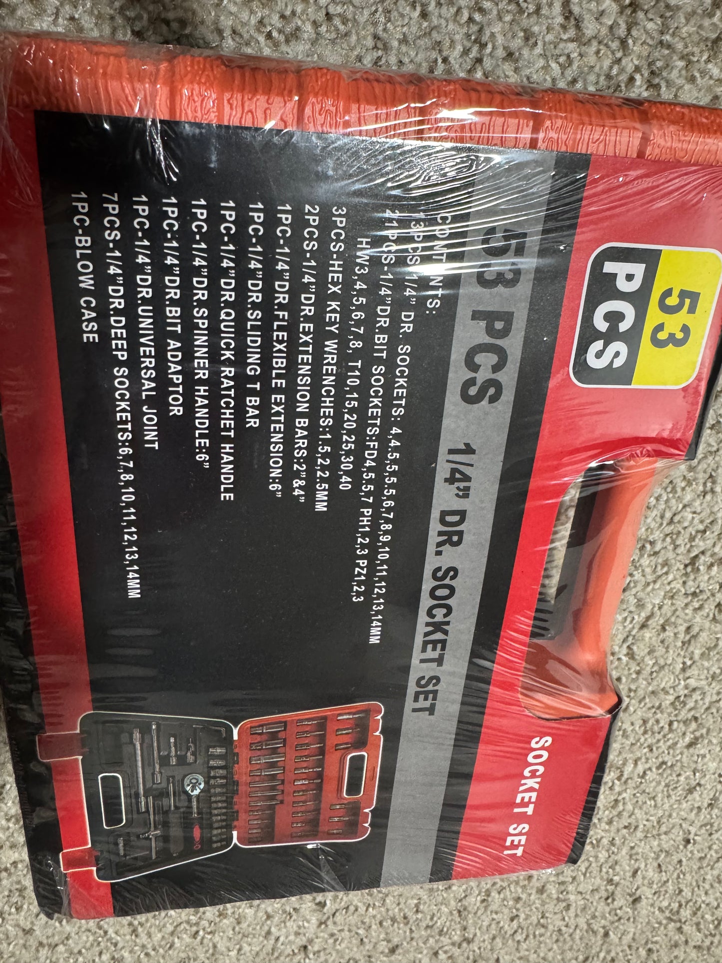 53 pcs- Professional Wrenches for Hand Tools and Ratchet Wrenches with Hexagonal Head-durable and Easy To Use-very Suitable for Automobile, Ship and Motorcycle Maintenance-including Carrying Cases.