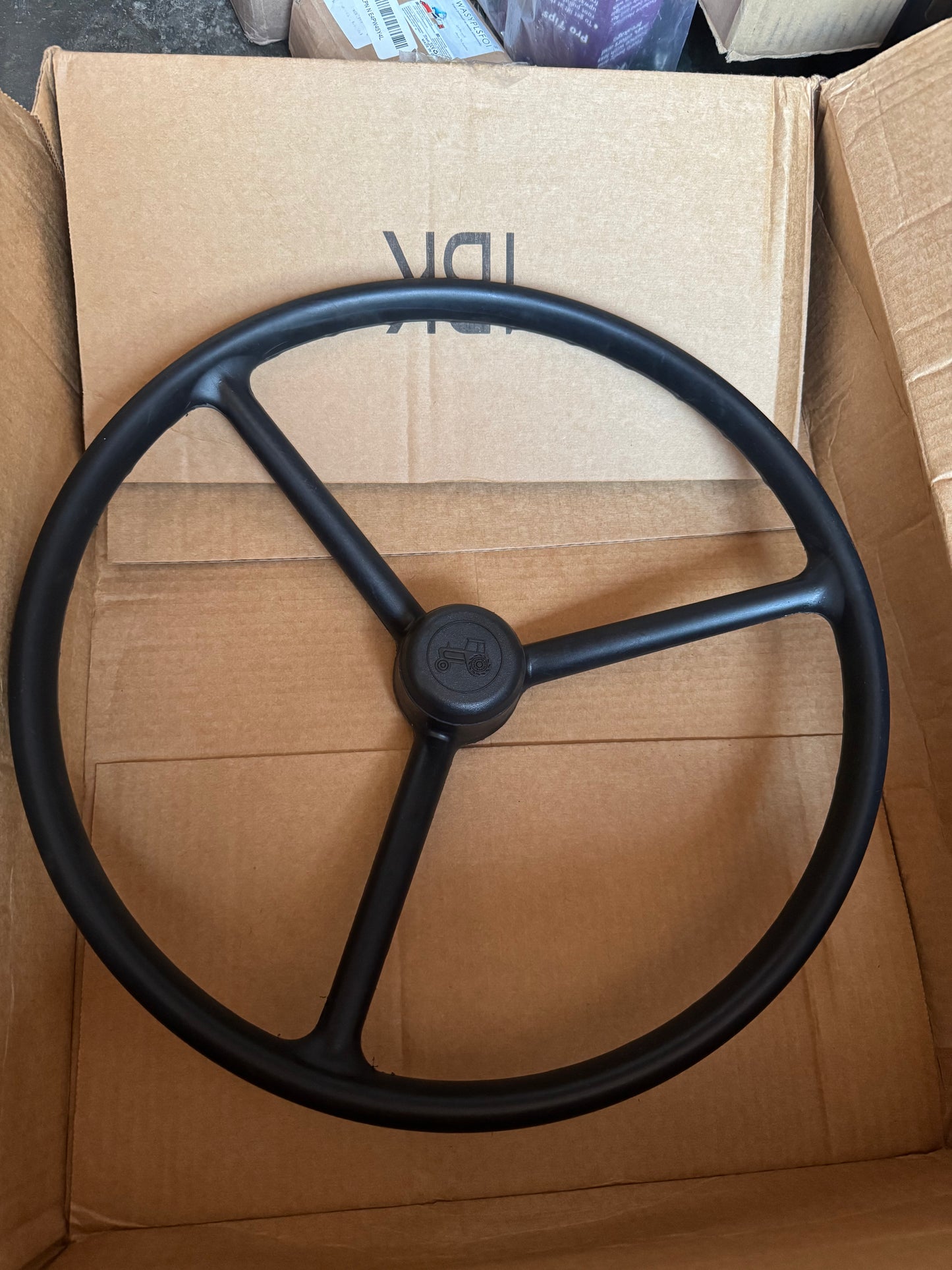 Complete Tractor 1104-4906 Steering Wheel Compatible with/Replacement for Ford Holland - D7Nn3600A