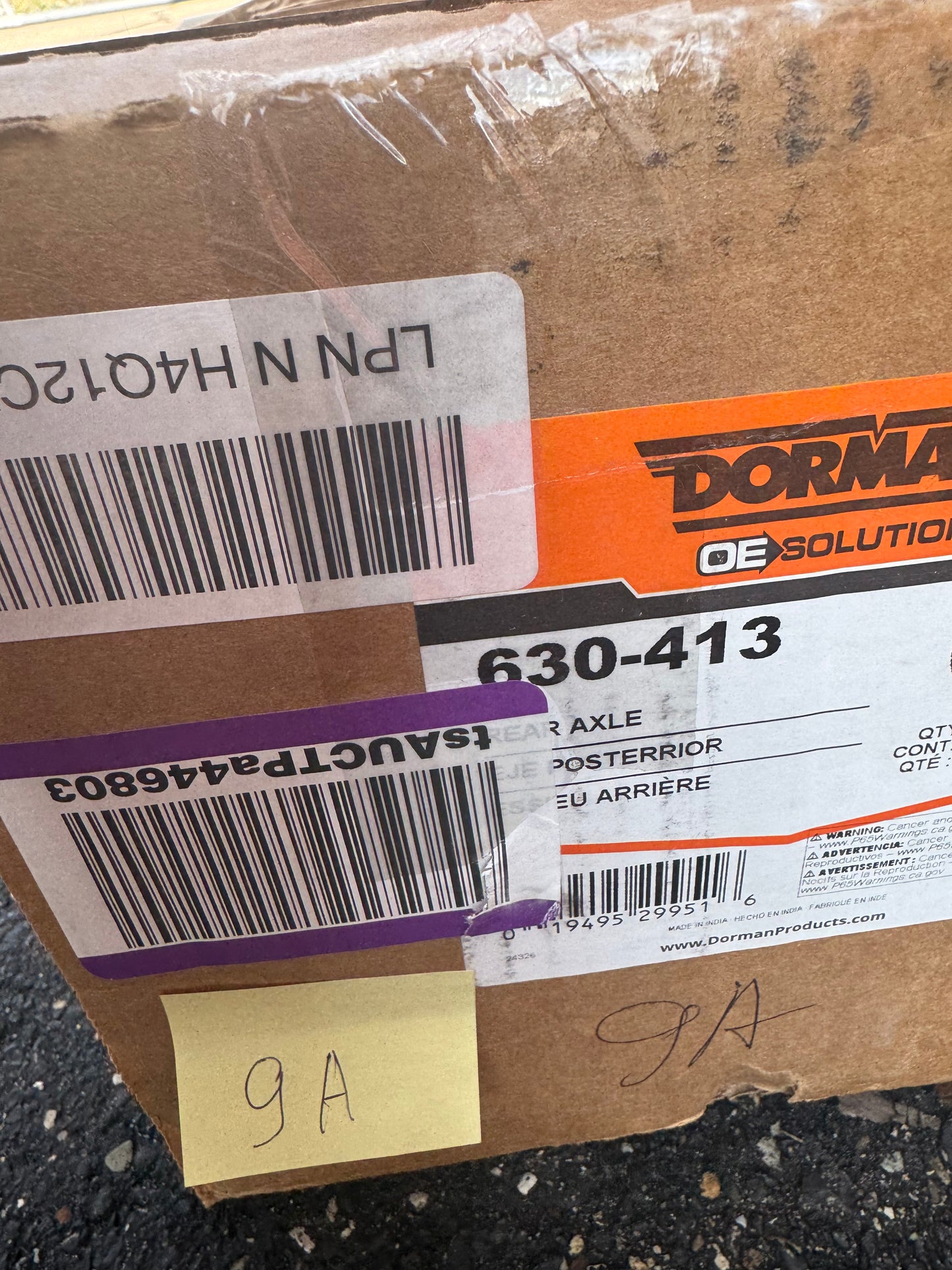 Dorman 630-413 Drive Axle Shaft Compatible with Select Ford / Lincoln / Mercury Models