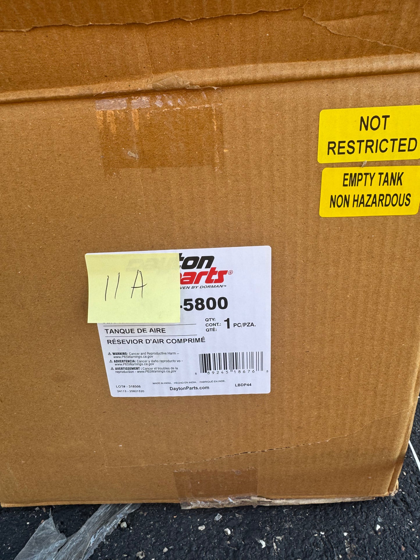 Dorman 924-5800 Air Tank Assembly Compatible with Select International Models