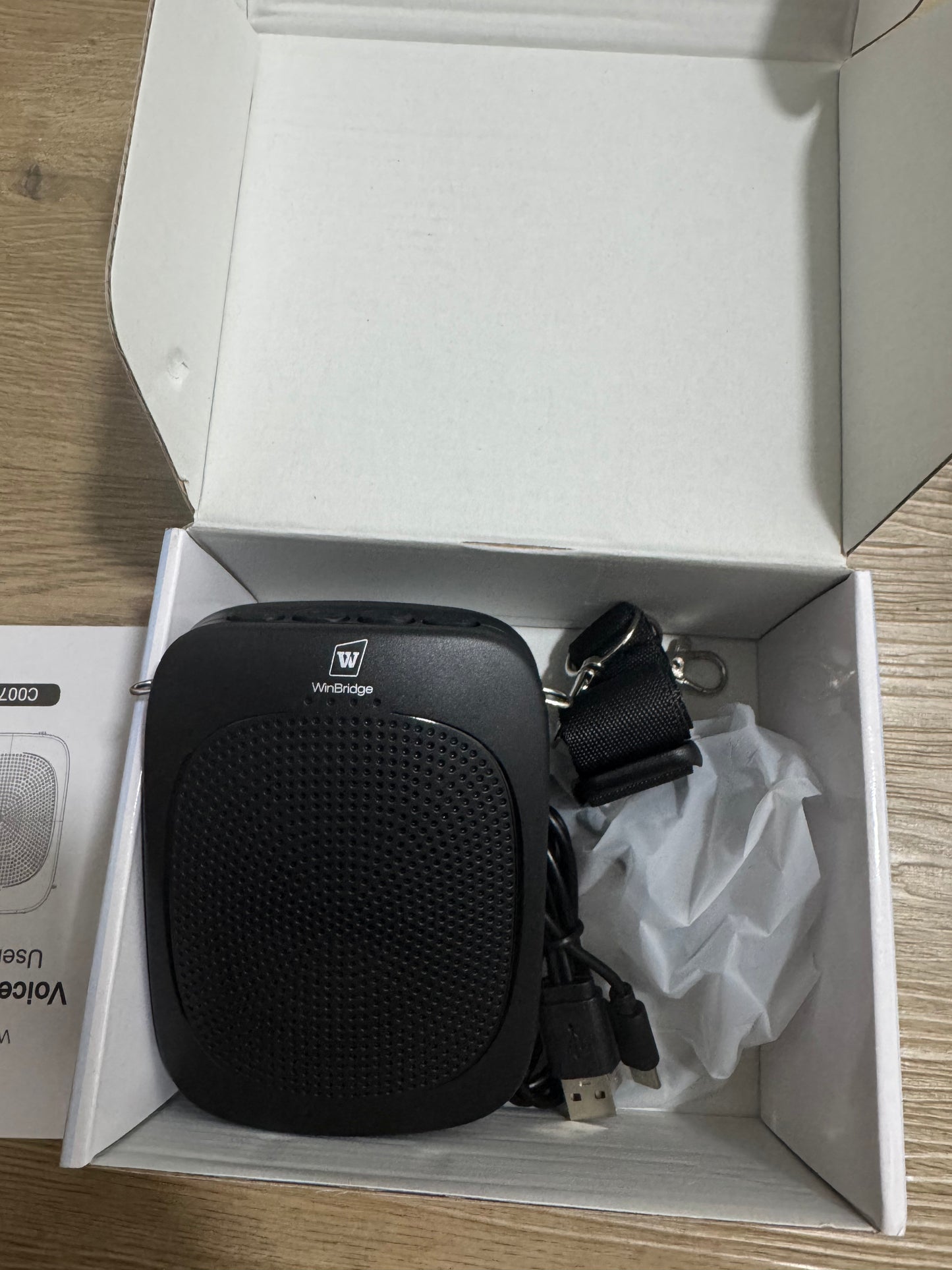 Bluetooth Voice Amplifier with Wireless Earhook Microphone,Wireless Microphone with Speaker Combo,Mini Megaphone with Wireless Amplifier Headset