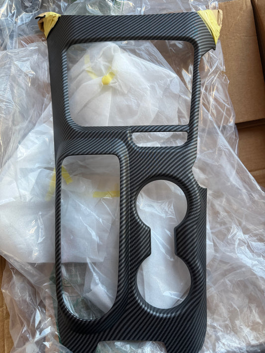 Bronco 2021+ LHD Carbon Fiber Shift Panel Cover ABS Trim Sticker Replacement