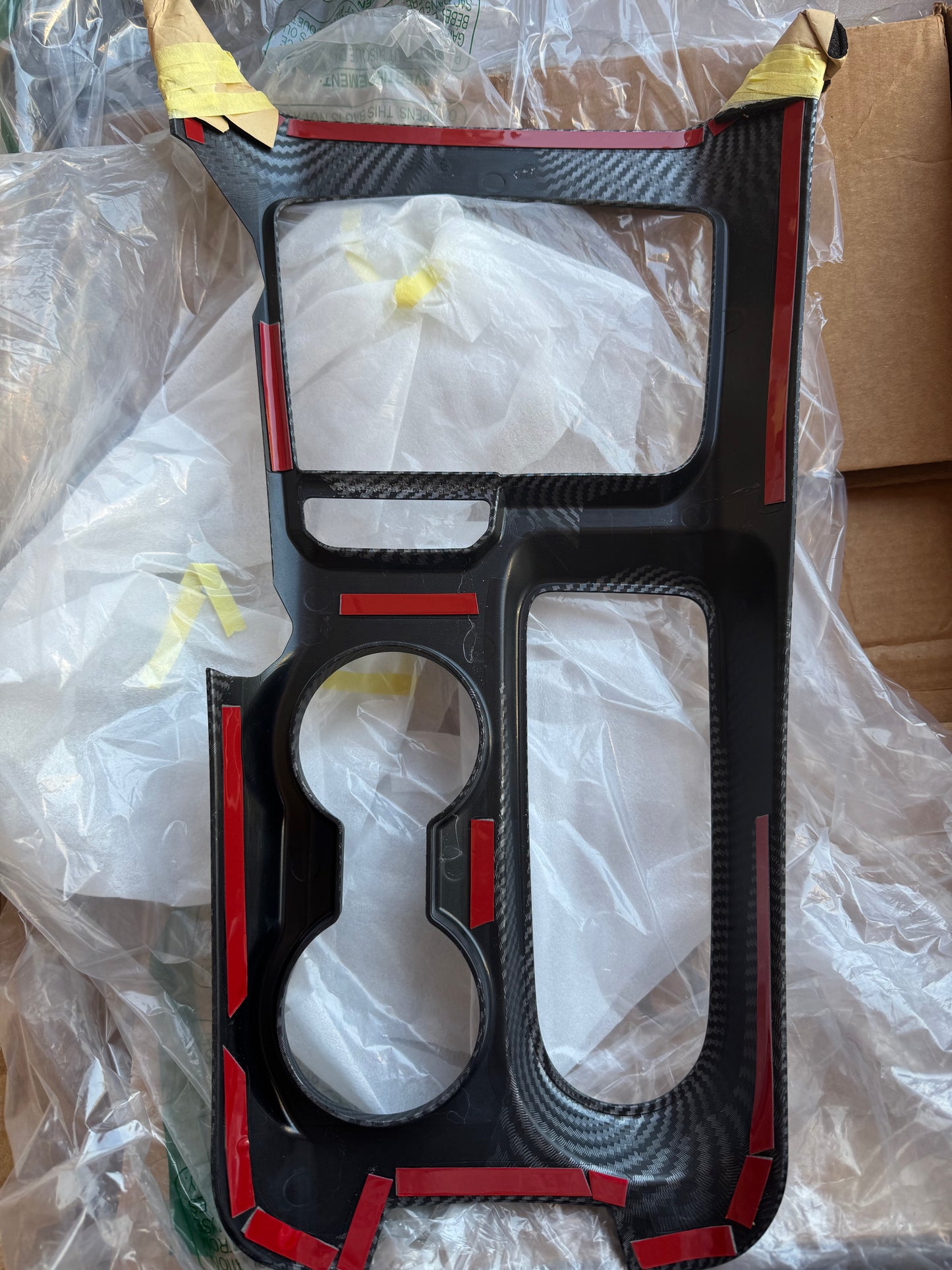 Bronco 2021+ LHD Carbon Fiber Shift Panel Cover ABS Trim Sticker Replacement