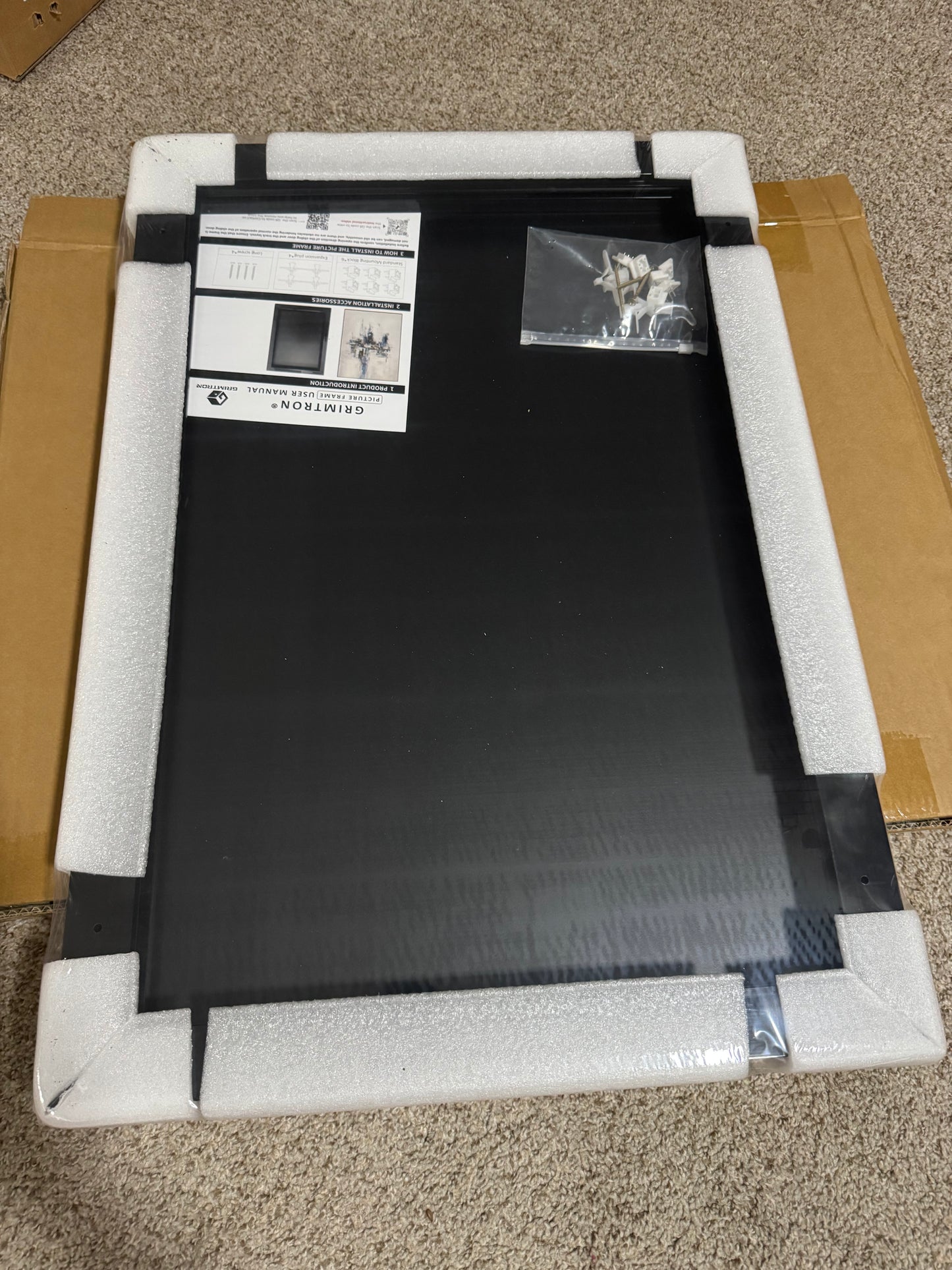 21x30 Wall Safe Cover, Left Or Right Slide Design Pull And Push Picture Frame For Hidden Wall Safes