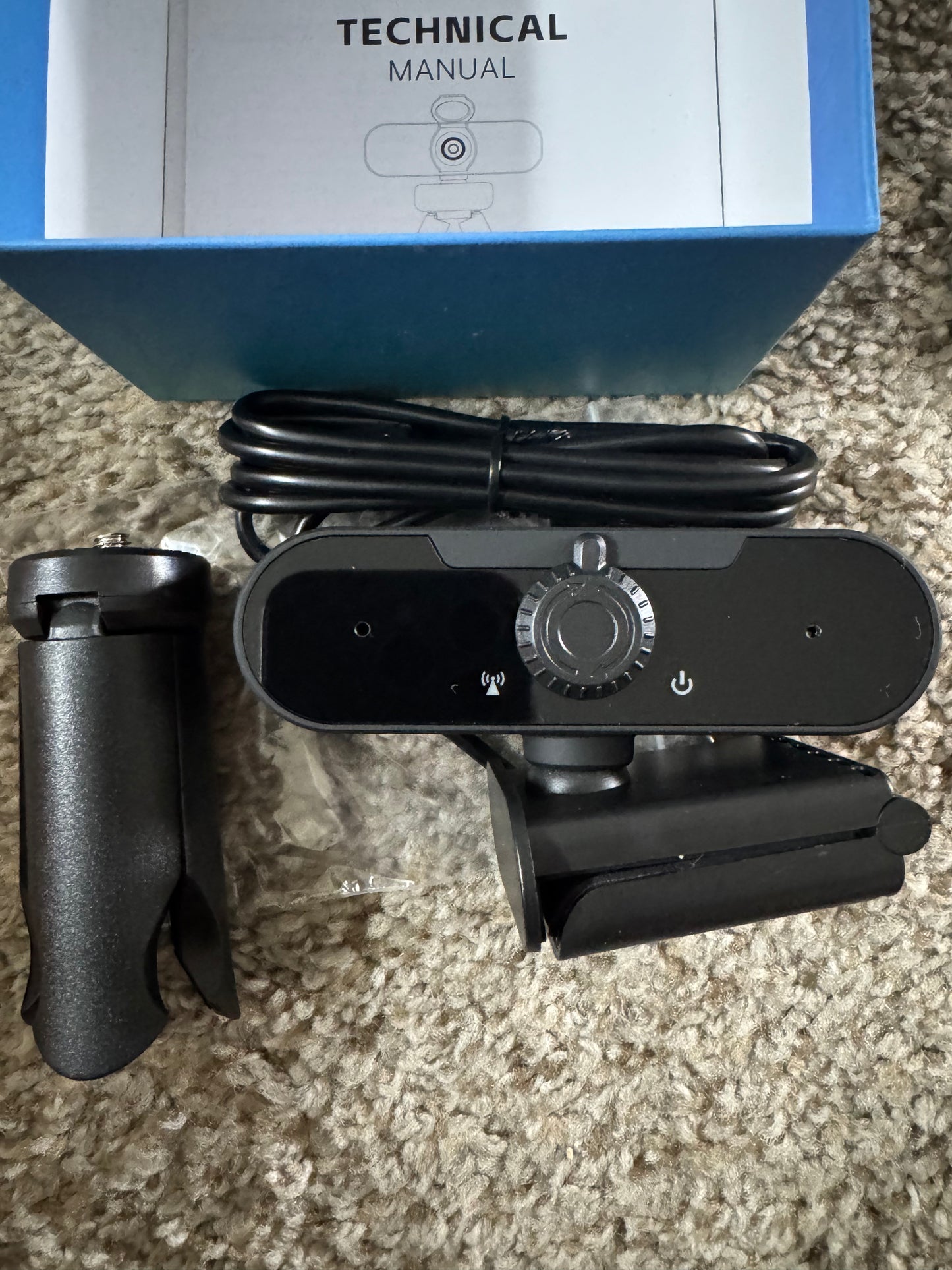 USB HD 1080P Video Webcam and Wide Angle Camera with Built-in Microphone and Rotatable Tripod,for Laptop Computer or Desktop PC,Great for Live Streaming.Calls.Video Conferencing