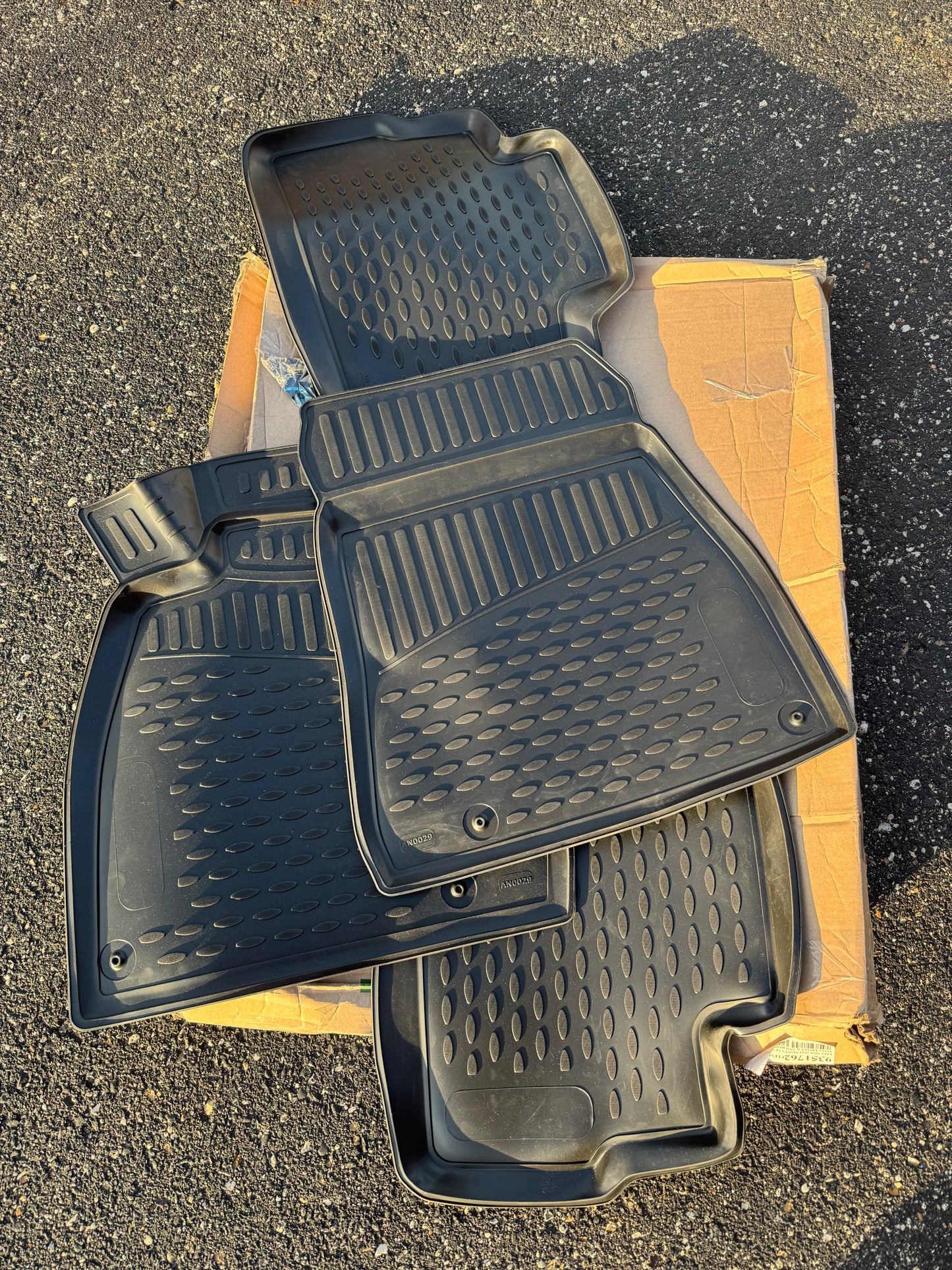 Floor Mats for Nissan Sentra 2020-2025 Car Mats All Weather 3D Custom Fit Rubber Mat Waterproof Odorless TPE Floor Liners Laser Measured Non-Slip (Black)
