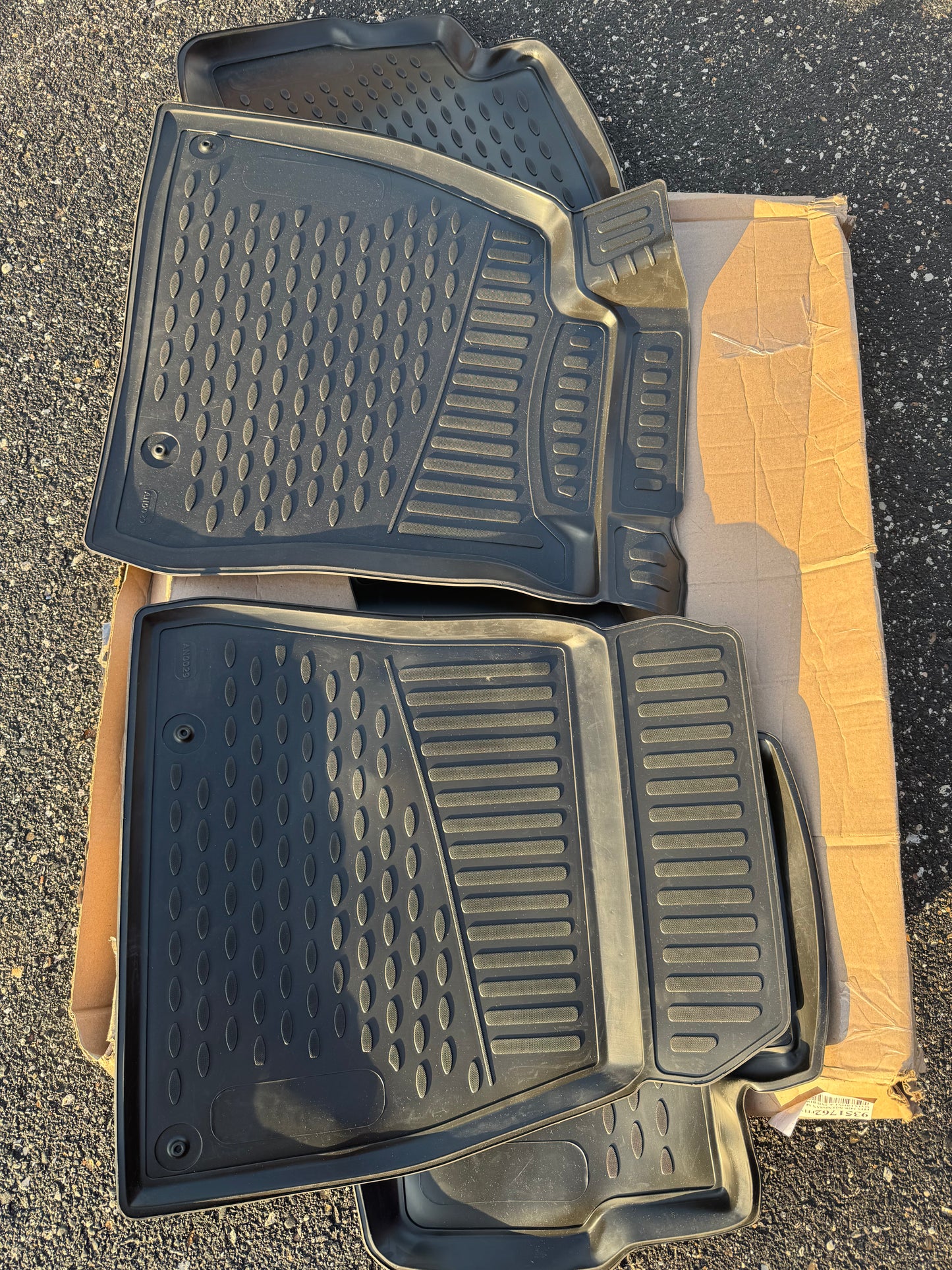 Floor Mats for Nissan Sentra 2020-2025 Car Mats All Weather 3D Custom Fit Rubber Mat Waterproof Odorless TPE Floor Liners Laser Measured Non-Slip (Black)