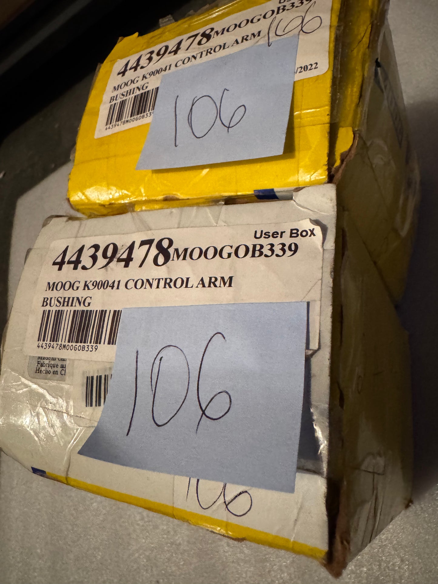 MOOG K90041 Suspension Control Arm Bushing for Toyota Camry