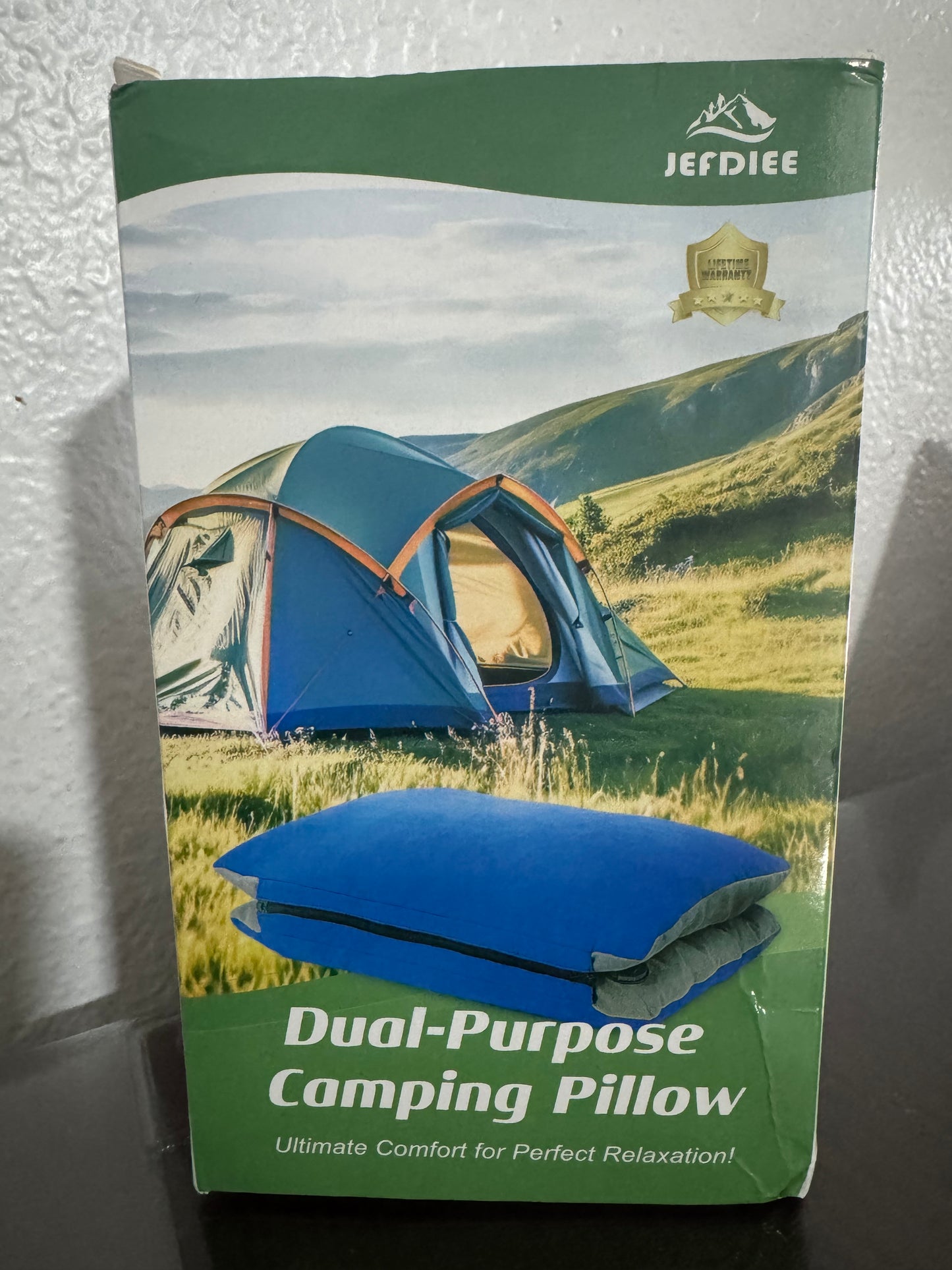 Inflatable Camping Pillow Essential for Travel Rest