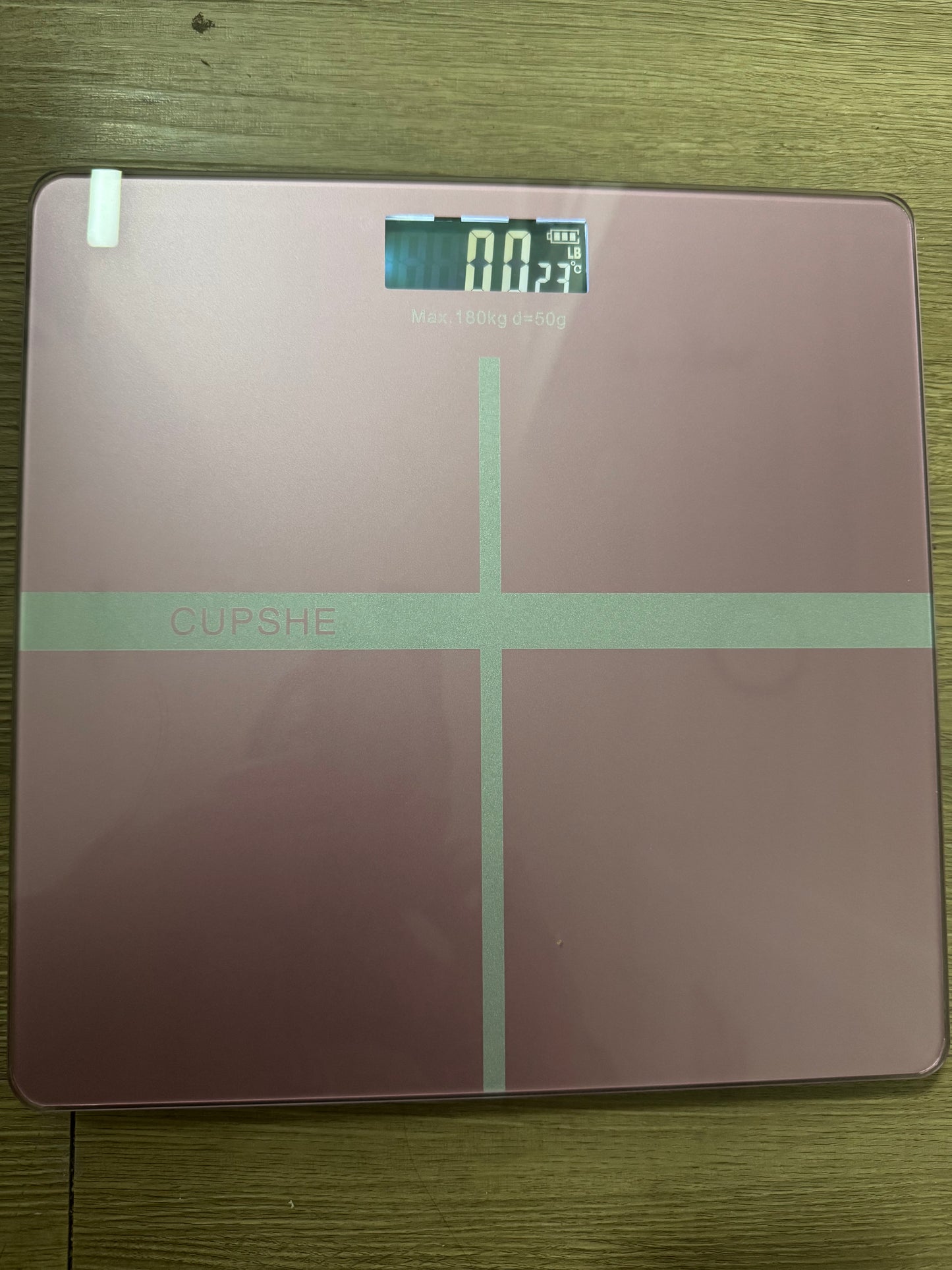 High-Precision Digital Bathroom Scale with Large LCD Display & 400 lbs Capacity - Heavy Duty Electronic Weighing Machine, 6mm Tempered Glass Top, Sturdy Plastic Frame, Modern Black/Gray Design for Home Gym, Bathroom, or Bedside - Easy-to-Read Large Platfo