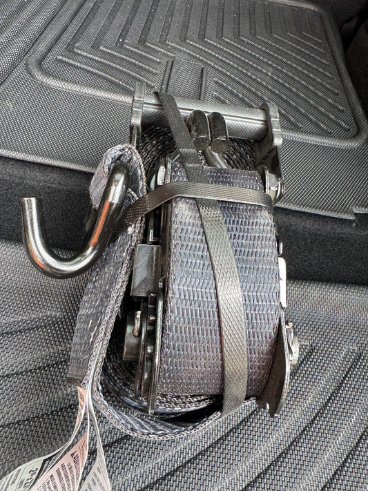KEEPER 85458 27' Combat Ratchet Tie Down, Black