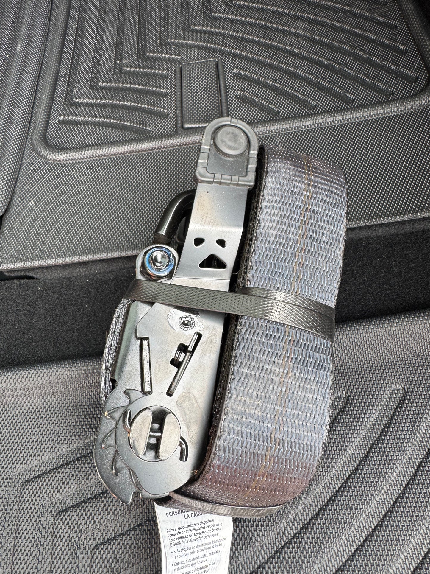 KEEPER 85458 27' Combat Ratchet Tie Down, Black